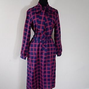 Vintage Miss Magnin Atl Magnin Made In USA Women Dress Size 12